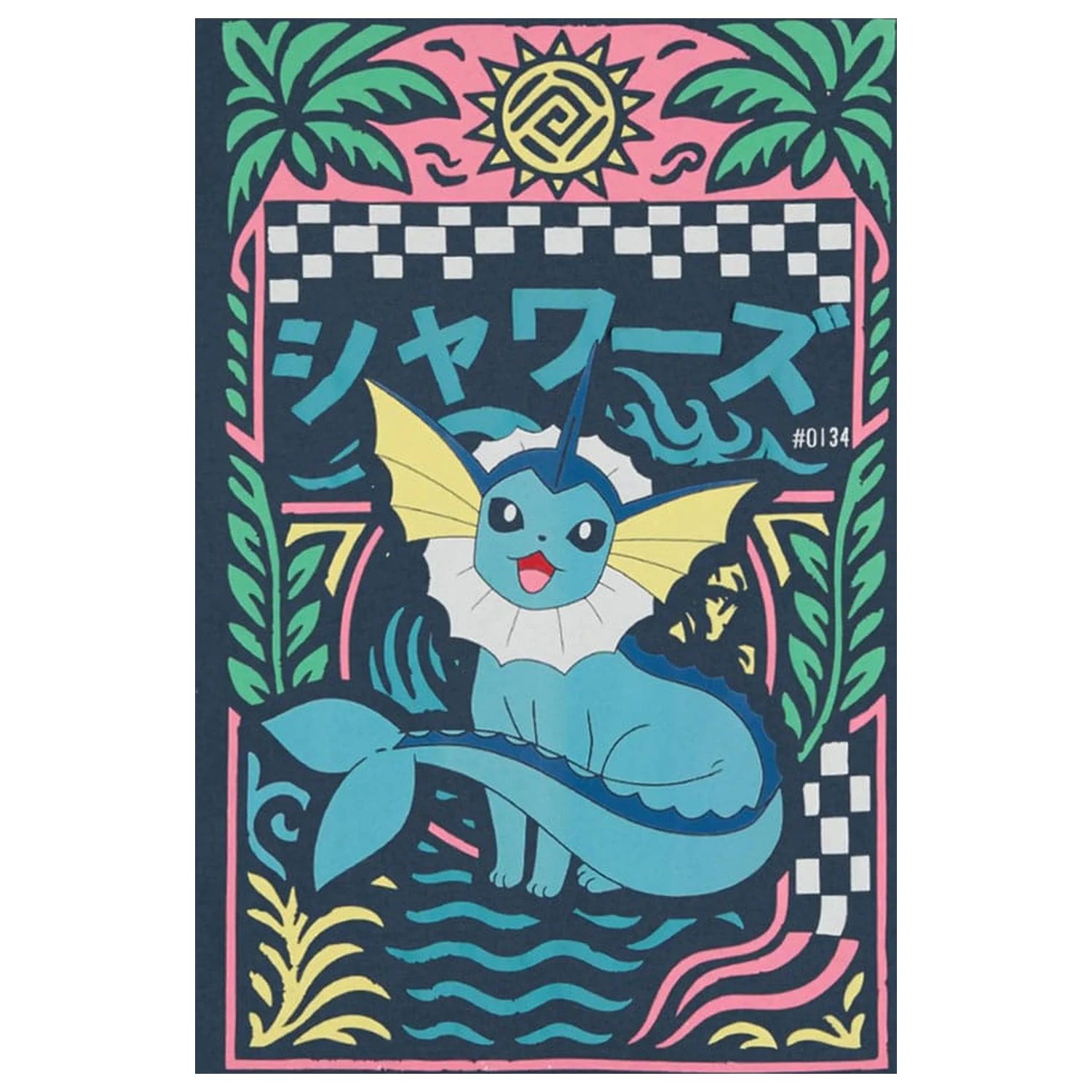 Pokémon Koszulka Navy Vaporeon zdjęcie produktu