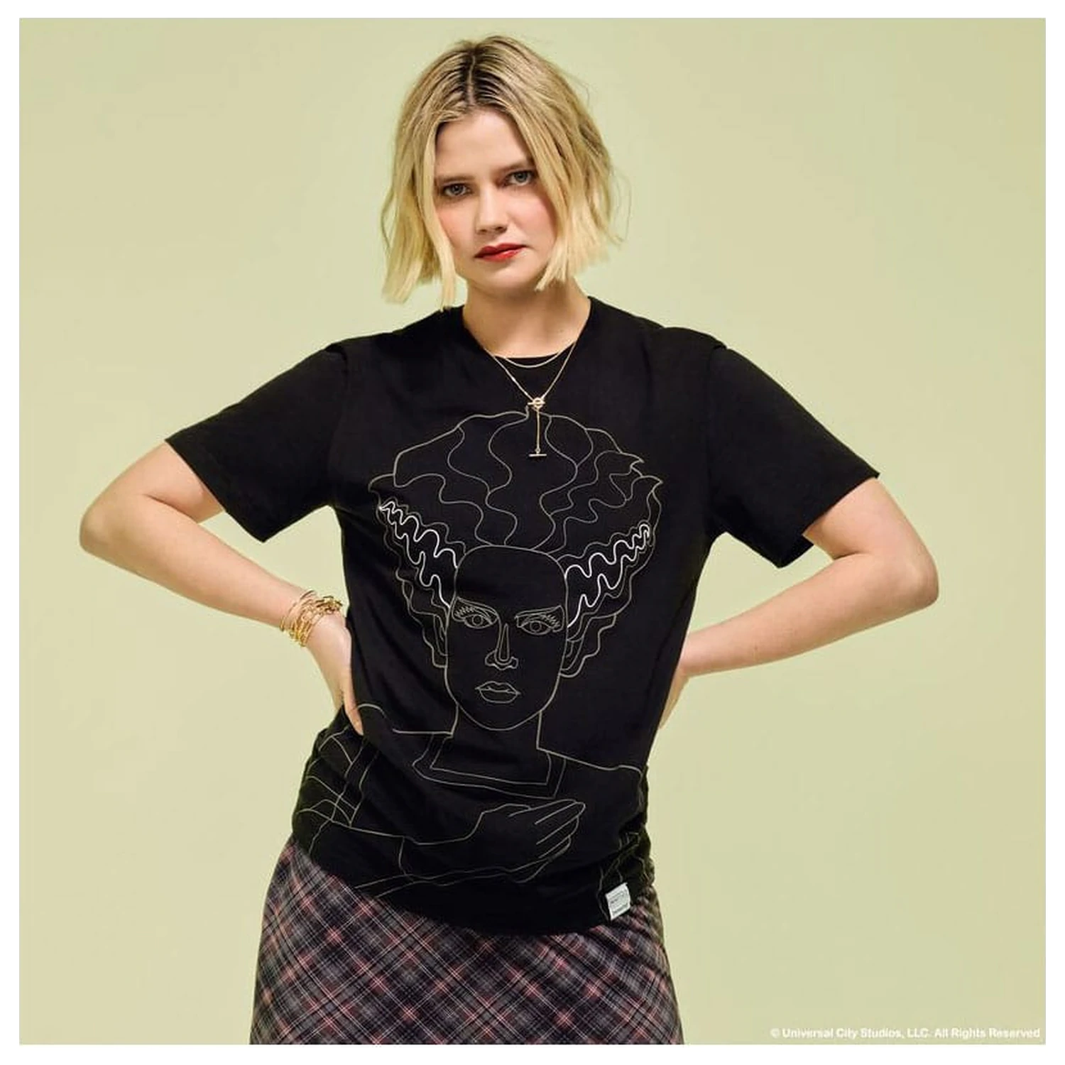 Koszulka Universal Monsters by Loungefly Tee T-Shirt Unisex Bride of Frankenstein zdjęcie produktu