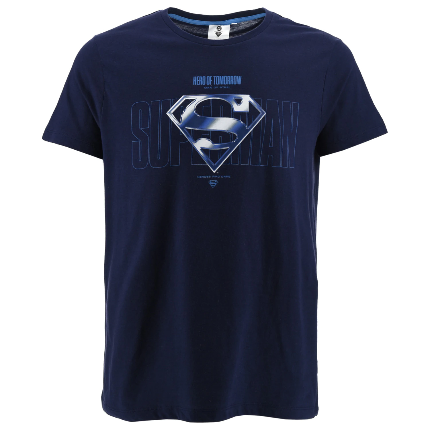 Męska koszulka z krótkim rękawem Superman Man of Steel, top zdjęcie produktu