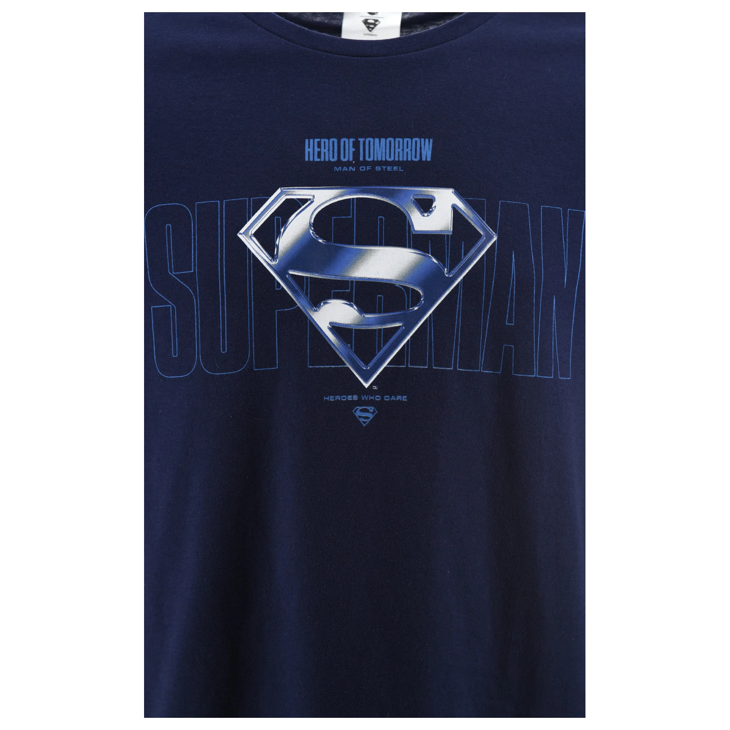 Męska koszulka z krótkim rękawem Superman Man of Steel, top zdjęcie produktu