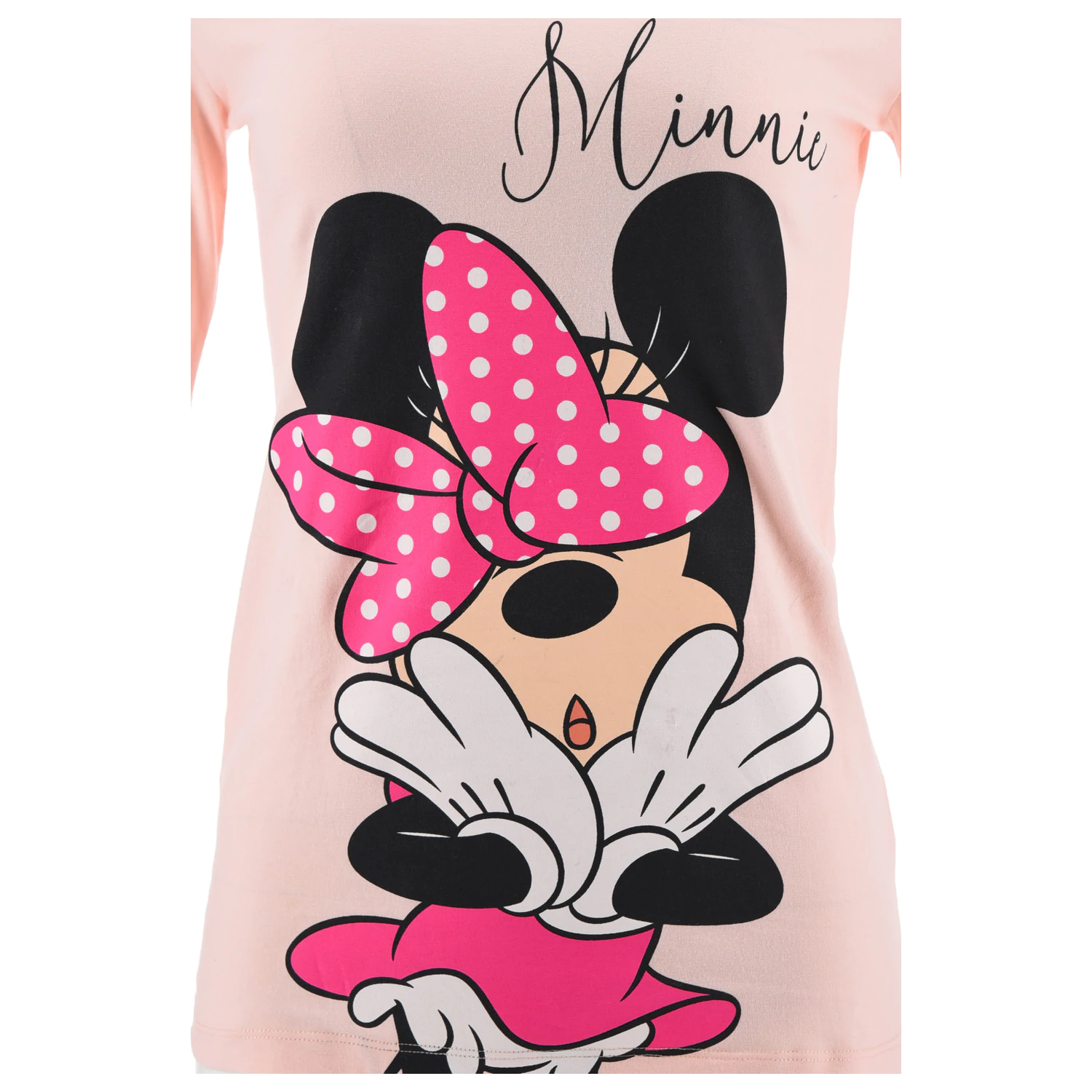 Disney Minnie Pinky damska koszulka z długim rękawem, top zdjęcie produktu