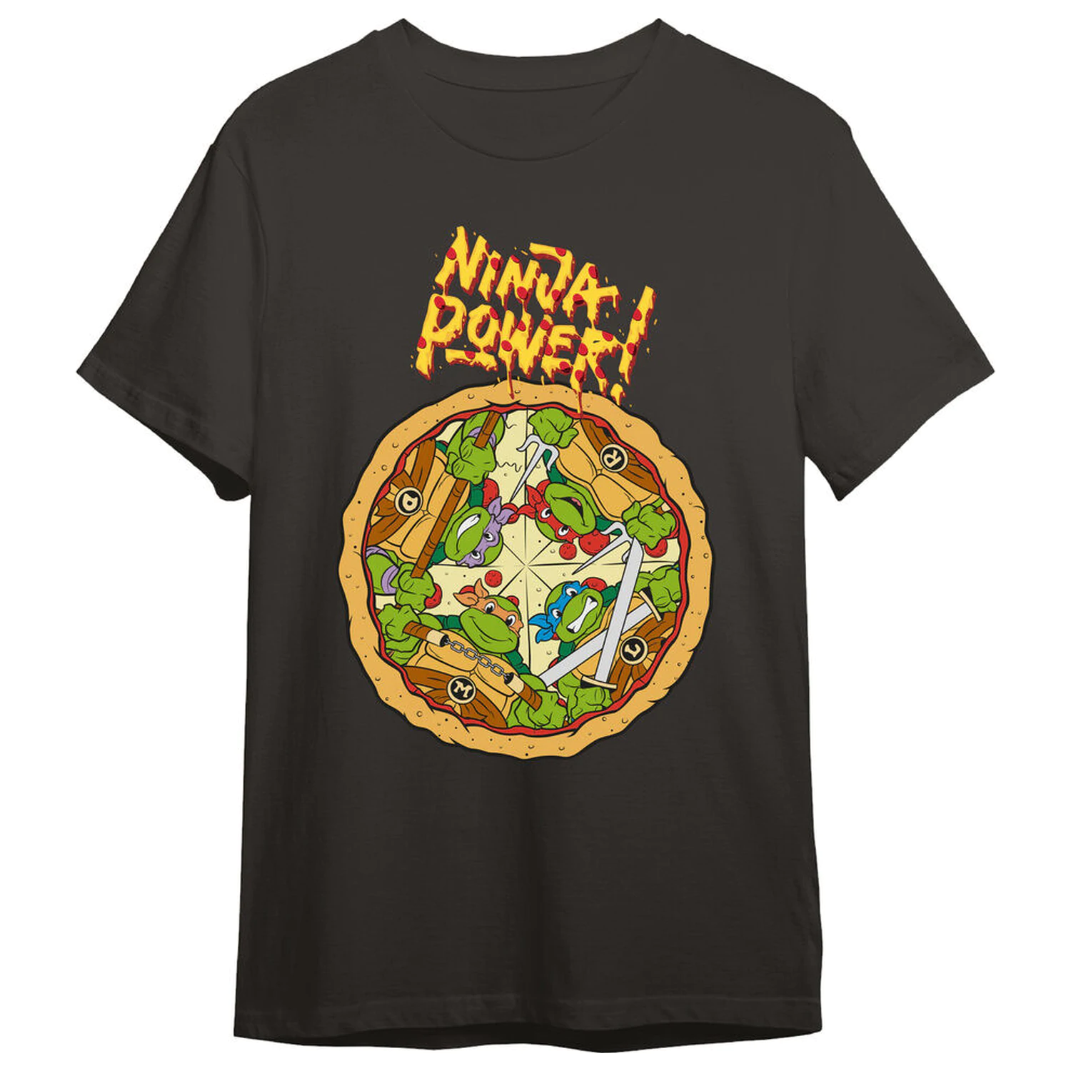 Teenage Mutant Ninja Turtles Pizza koszulka dla dorosłych zdjęcie produktu