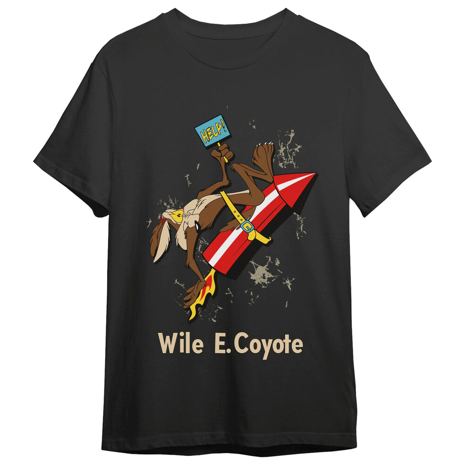Looney Tunes Coyote Rocket koszulka dla dorosłych zdjęcie produktu