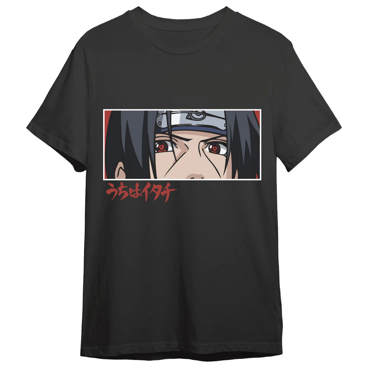 Naruto Shippuden Itachi Eyes koszulka dla dorosłych zdjęcie produktu