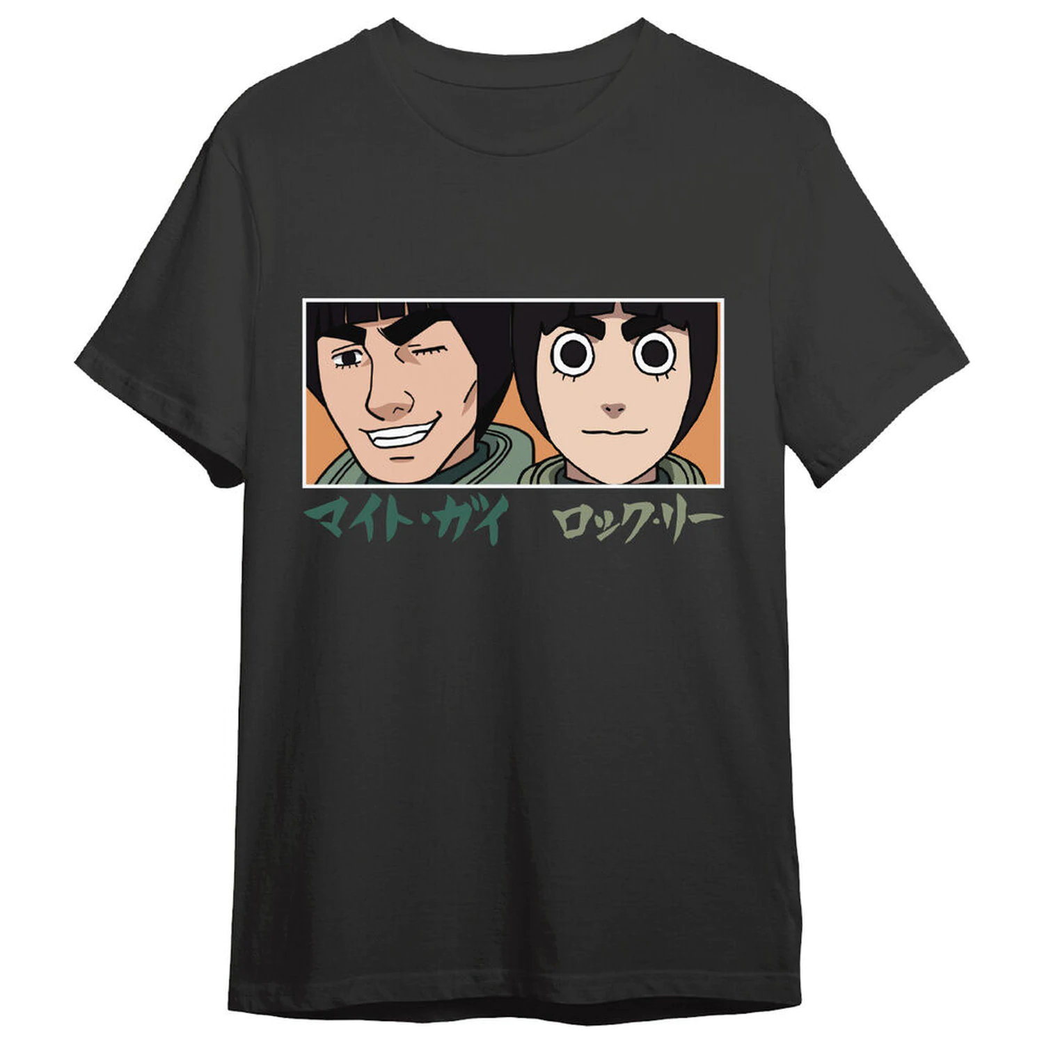 Naruto Shippuden Guy Sensei & Rock Lee Eyes dorosły t-shirt zdjęcie produktu