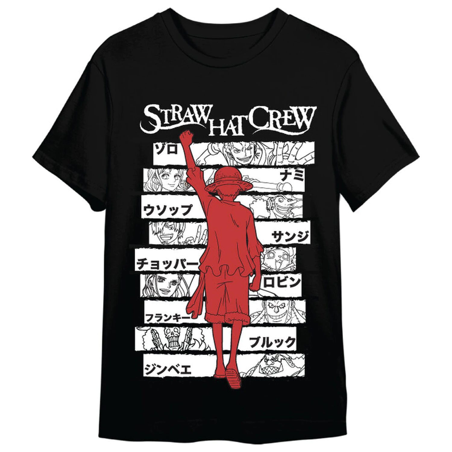 One Piece Monkey D. Luffy Straw Hat Crew dorosła koszulka zdjęcie produktu