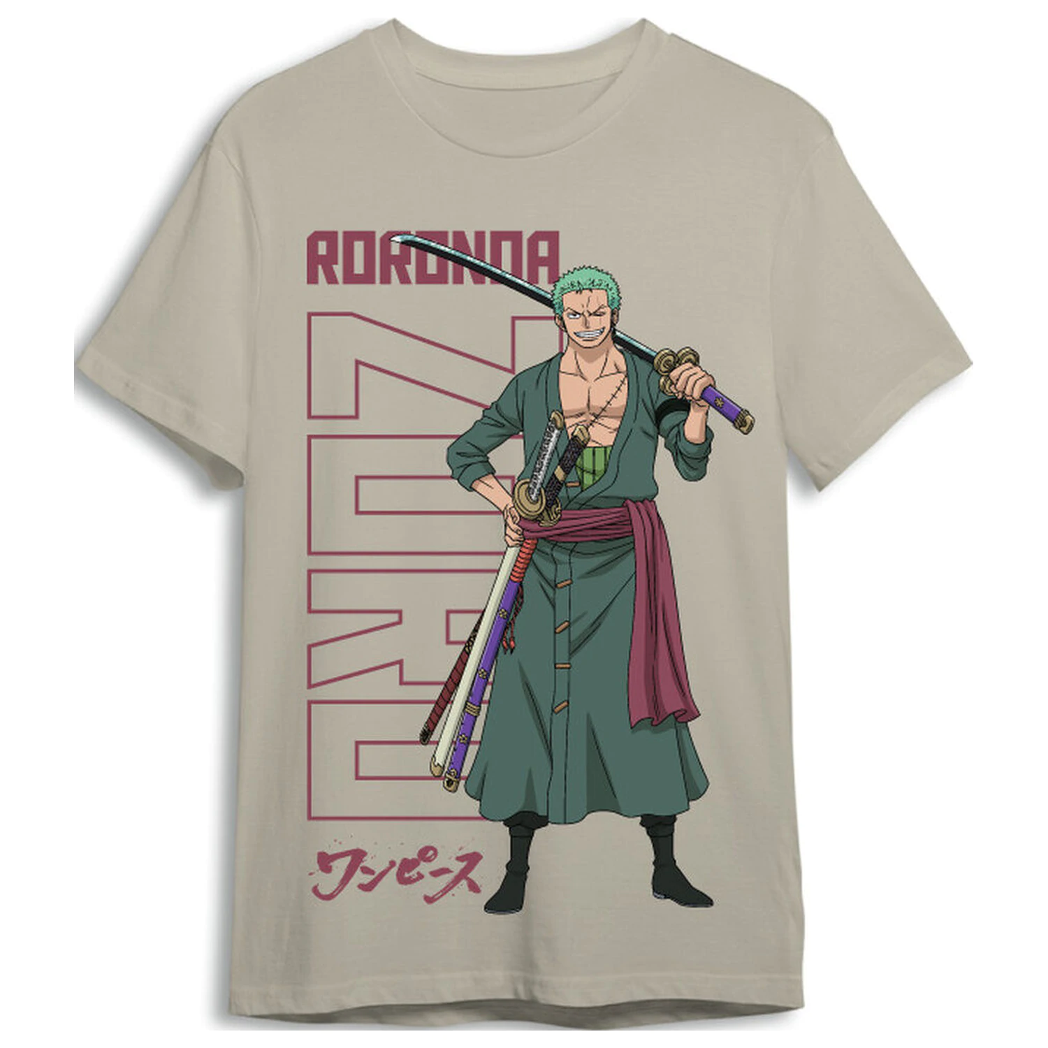 One Piece Roronoa Zoro koszulka dla dorosłych zdjęcie produktu