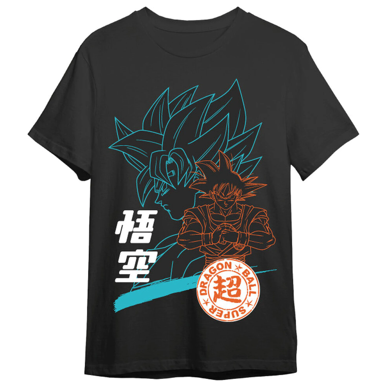 Dragon Ball Super Goku Sylwetki koszulka dla dorosłych zdjęcie produktu