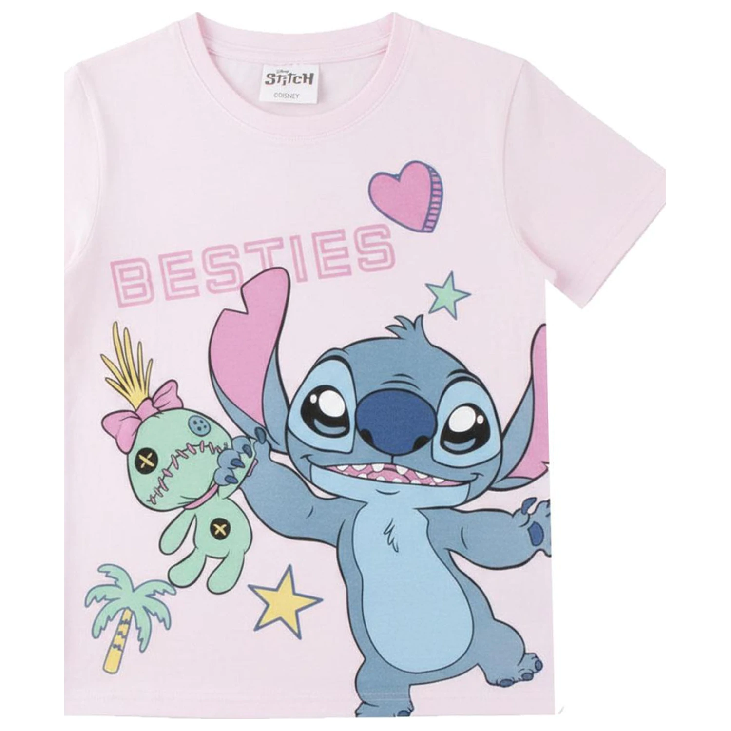 Stitch Besties dziecięca koszulka z krótkim rękawem, top zdjęcie produktu