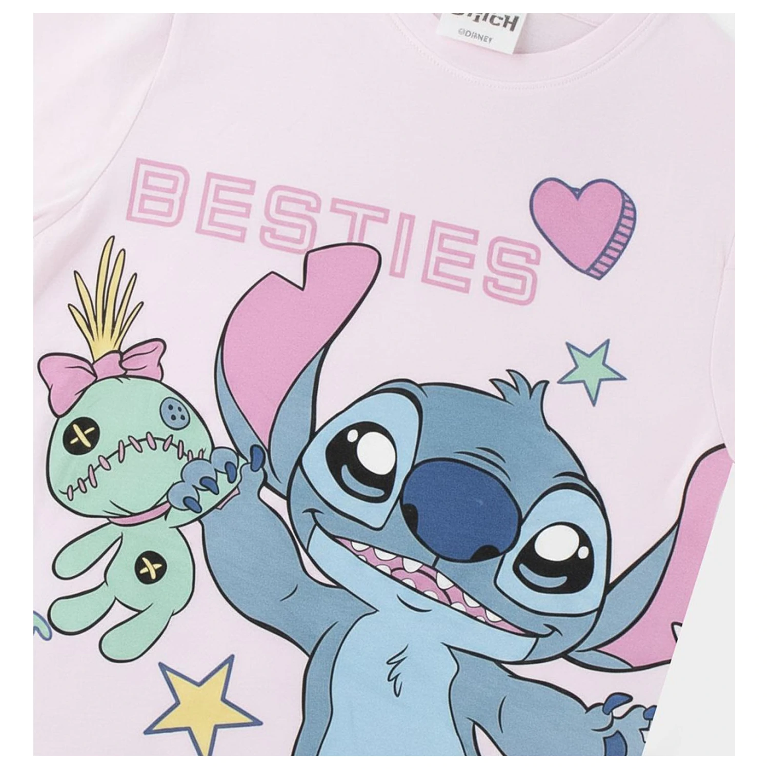Stitch Besties dziecięca koszulka z krótkim rękawem, top zdjęcie produktu