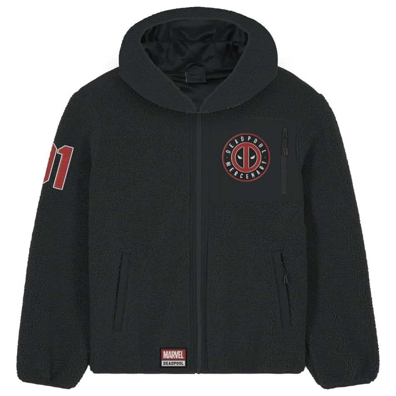 Marvel Sherpa Kurtka Deadpool Logo zdjęcie produktu