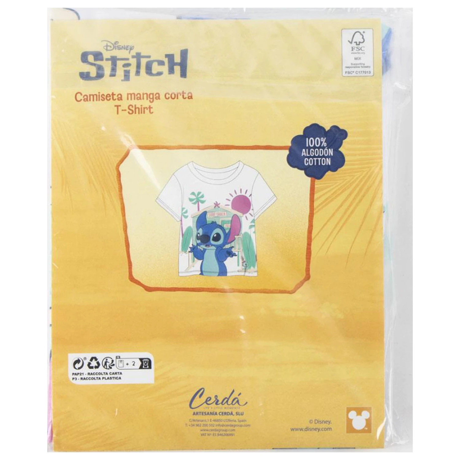 Stitch's Surf Shack dziecięcy T-shirt z krótkim rękawem, top zdjęcie produktu