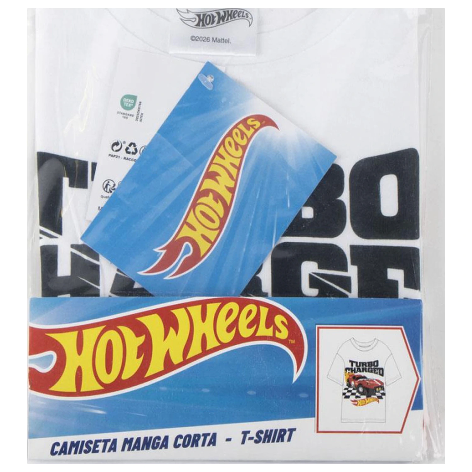 Hot Wheels Turbo Kids' Koszulka z Krótkim Rękawem, Top zdjęcie produktu