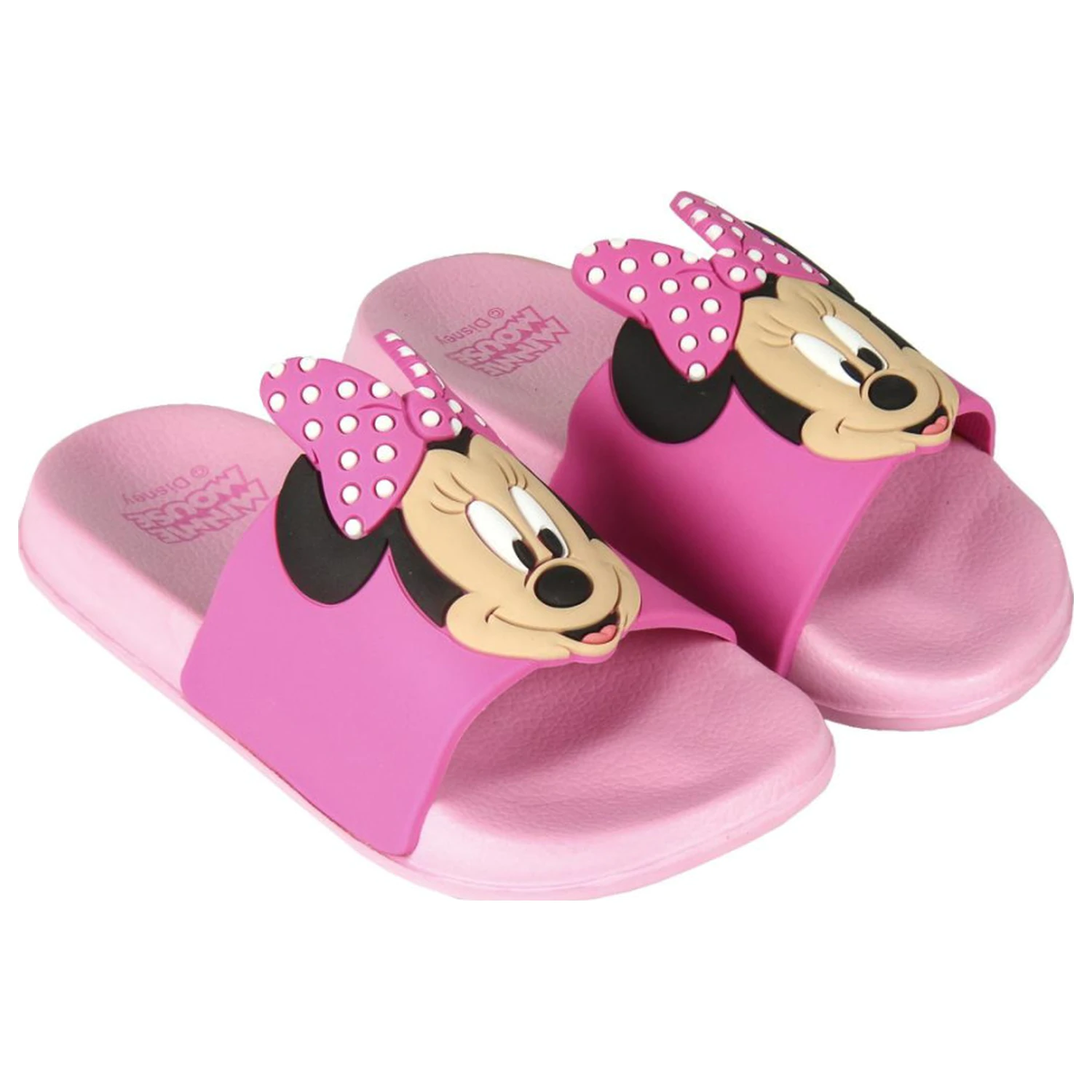 Disney Minnie Różowe Kapcie Dziecięce 3D zdjęcie produktu
