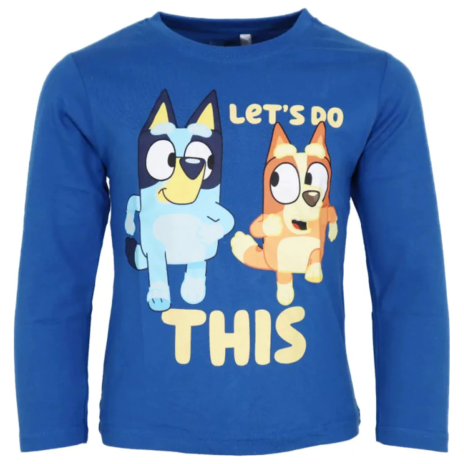 Bluey Let's Do Blue Dziecięca koszulka z długim rękawem, top zdjęcie produktu