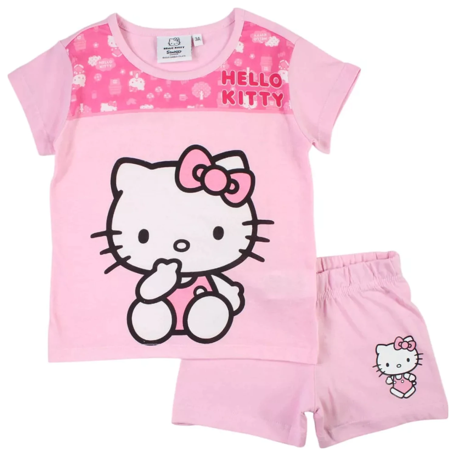 Hello Kitty Cutie Light Pink Kids Krótka Piżama zdjęcie produktu