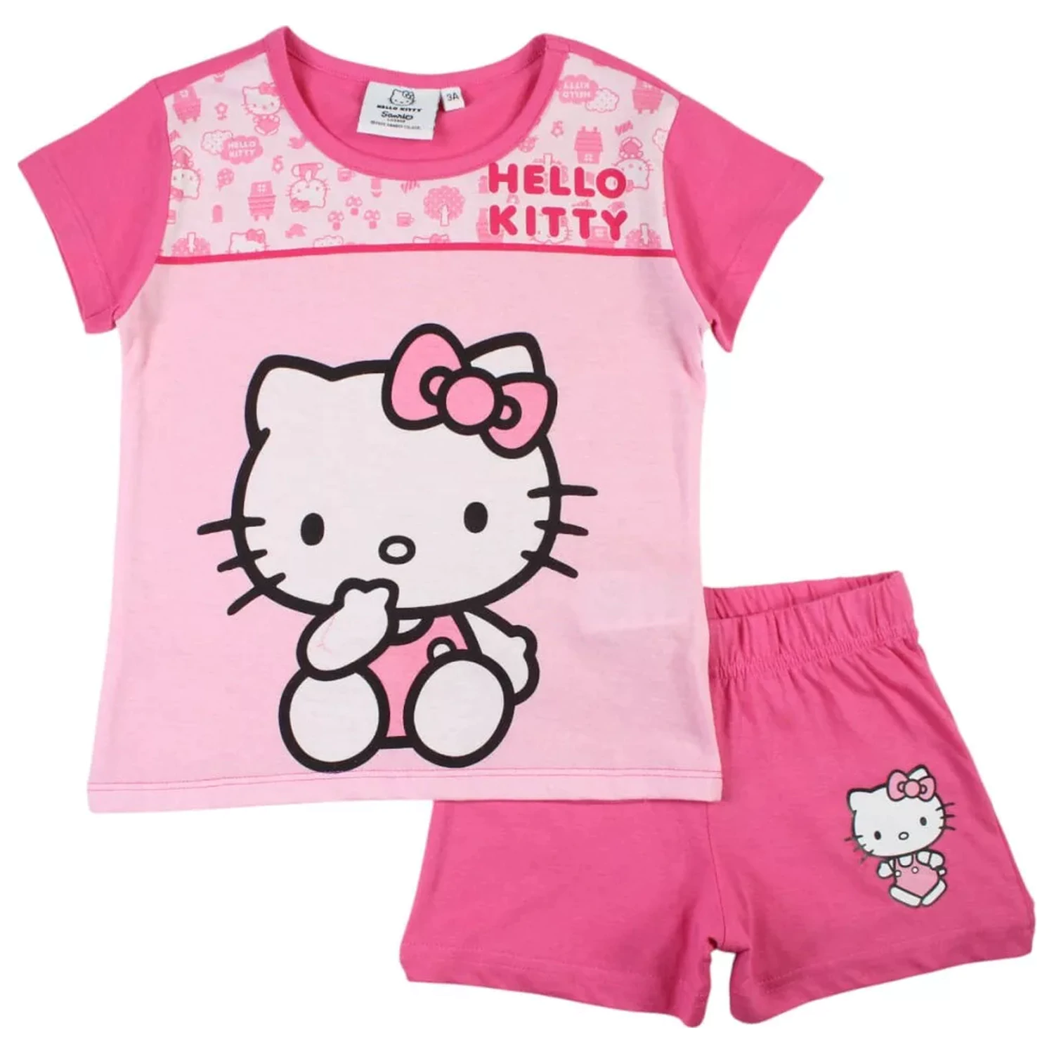 Hello Kitty Cutie Pink dziecięca krótka piżama zdjęcie produktu