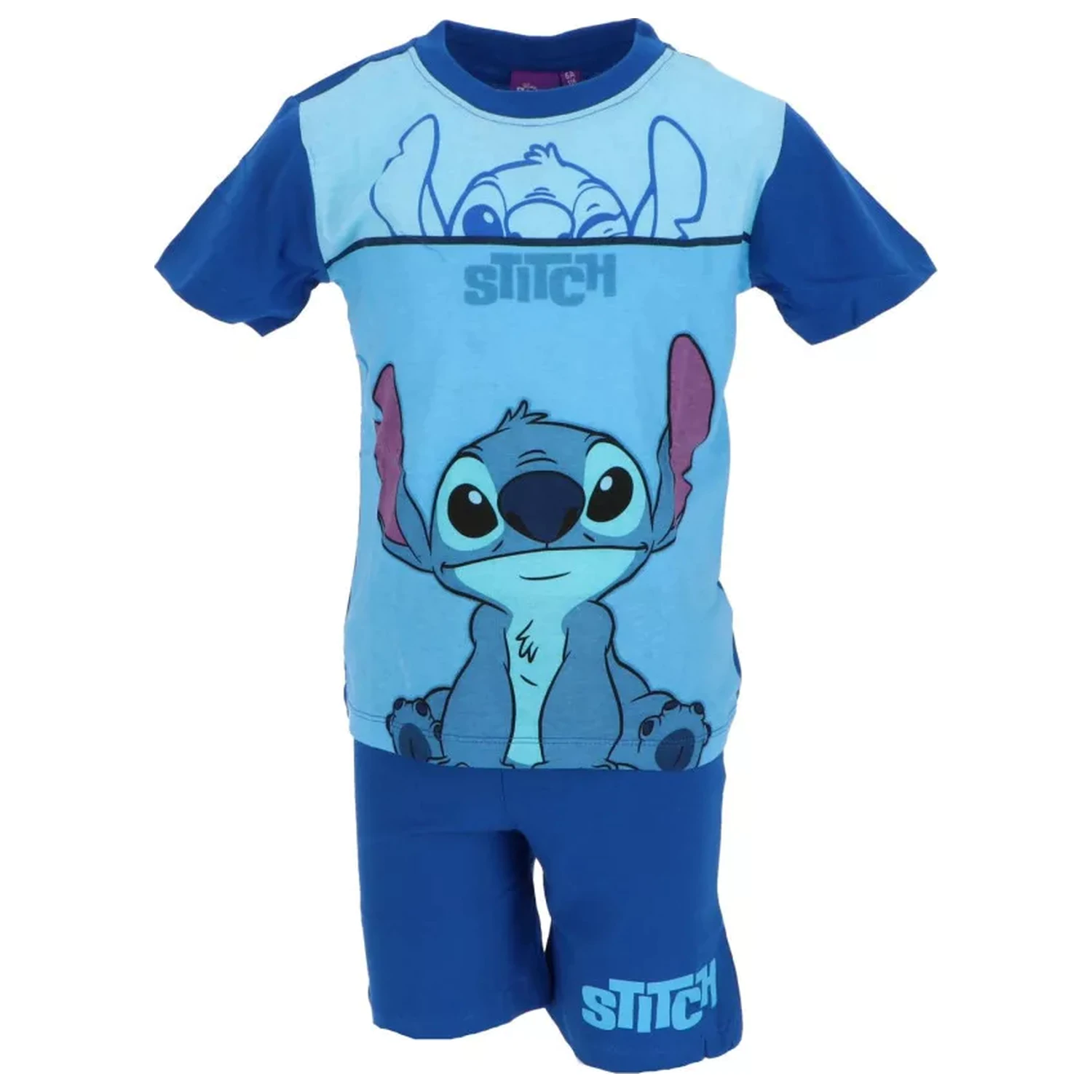 Stitch Sweet Blue dziecięca krótka piżama zdjęcie produktu