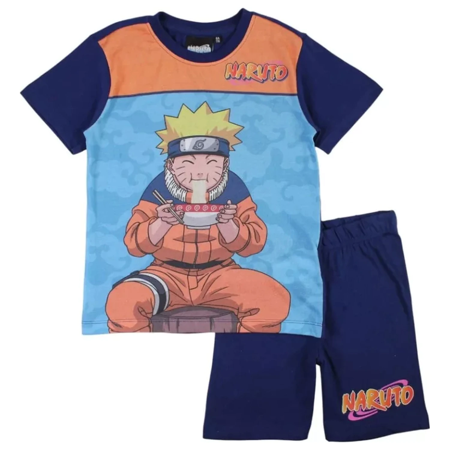 Naruto Ramen niebieska dziecięca krótka piżama zdjęcie produktu