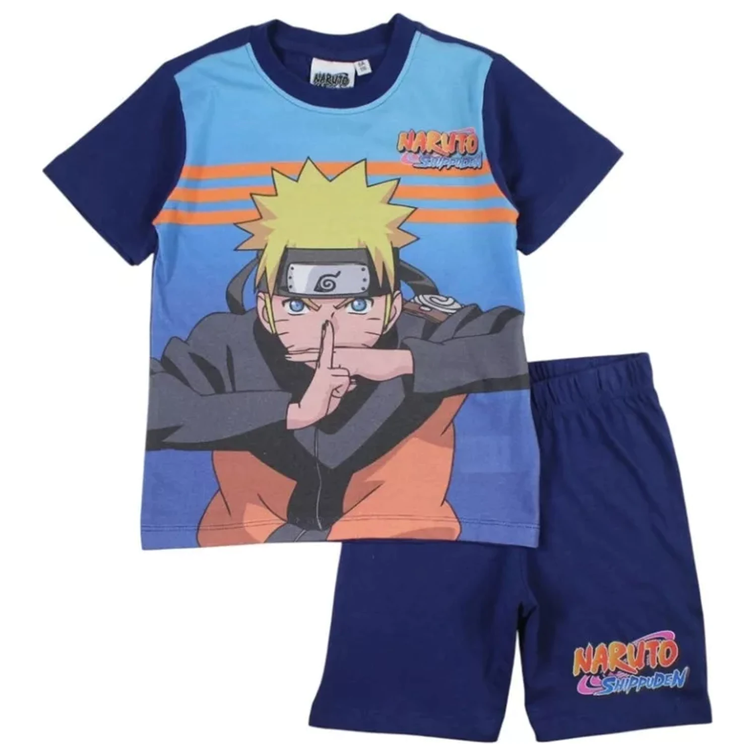 Naruto Shadow Clone Blue Kids krótka piżama zdjęcie produktu