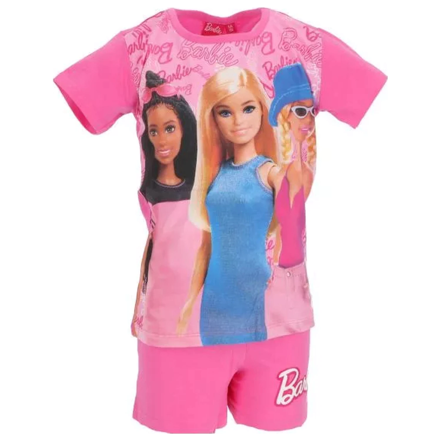 Barbie Trendy Pink Krótka Piżama dla Dzieci zdjęcie produktu