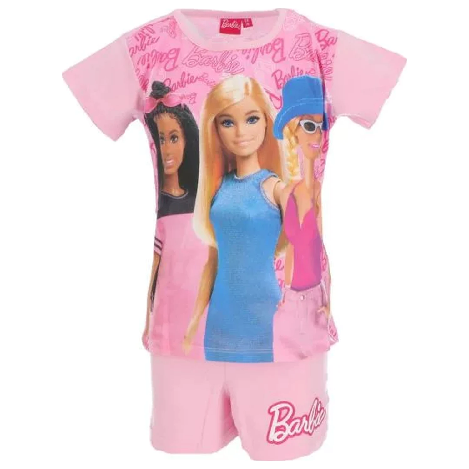 Barbie Trendy jasnoróżowa dziecięca krótka piżama zdjęcie produktu