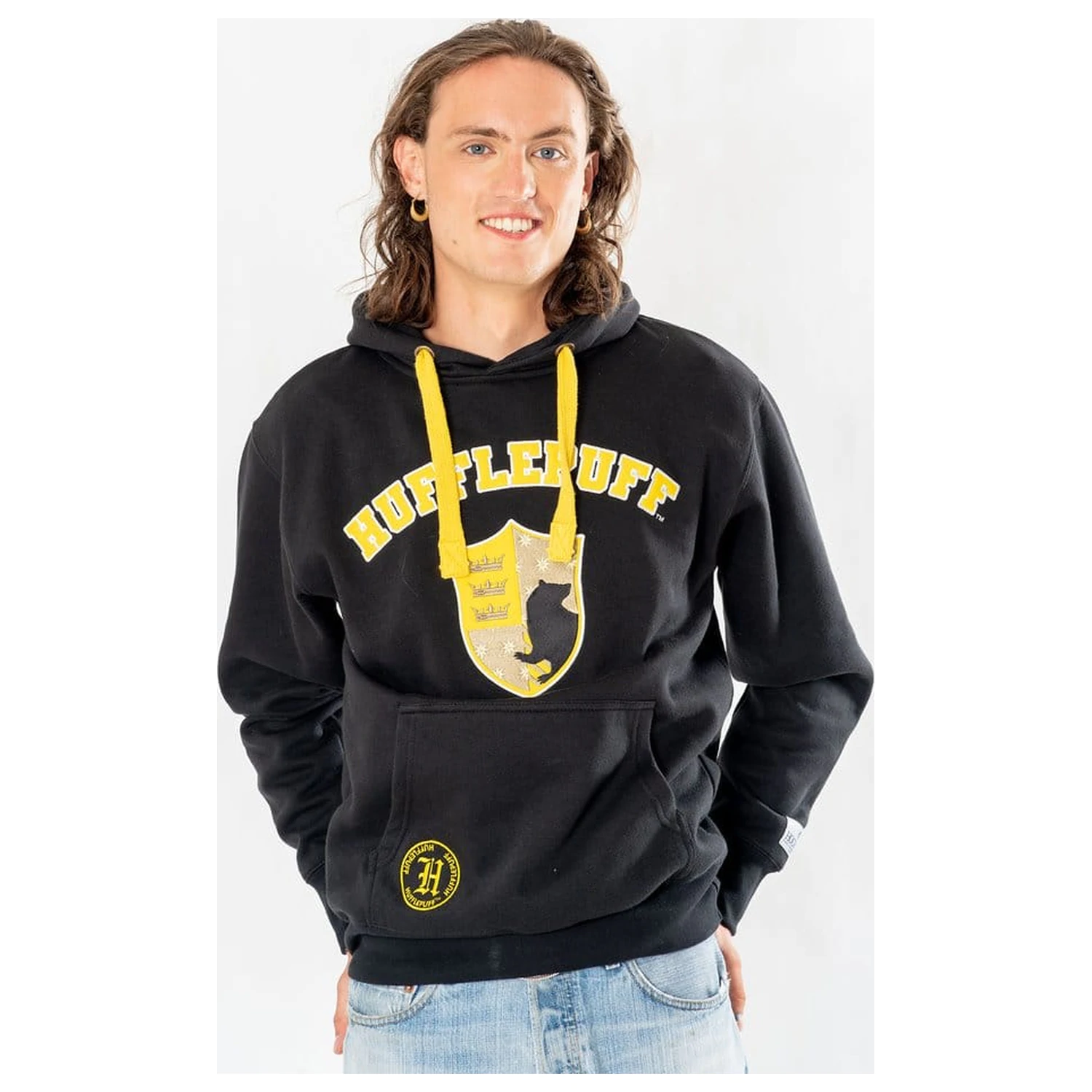 Harry Potter Bluza z kapturem Hufflepuff Deluxe zdjęcie produktu