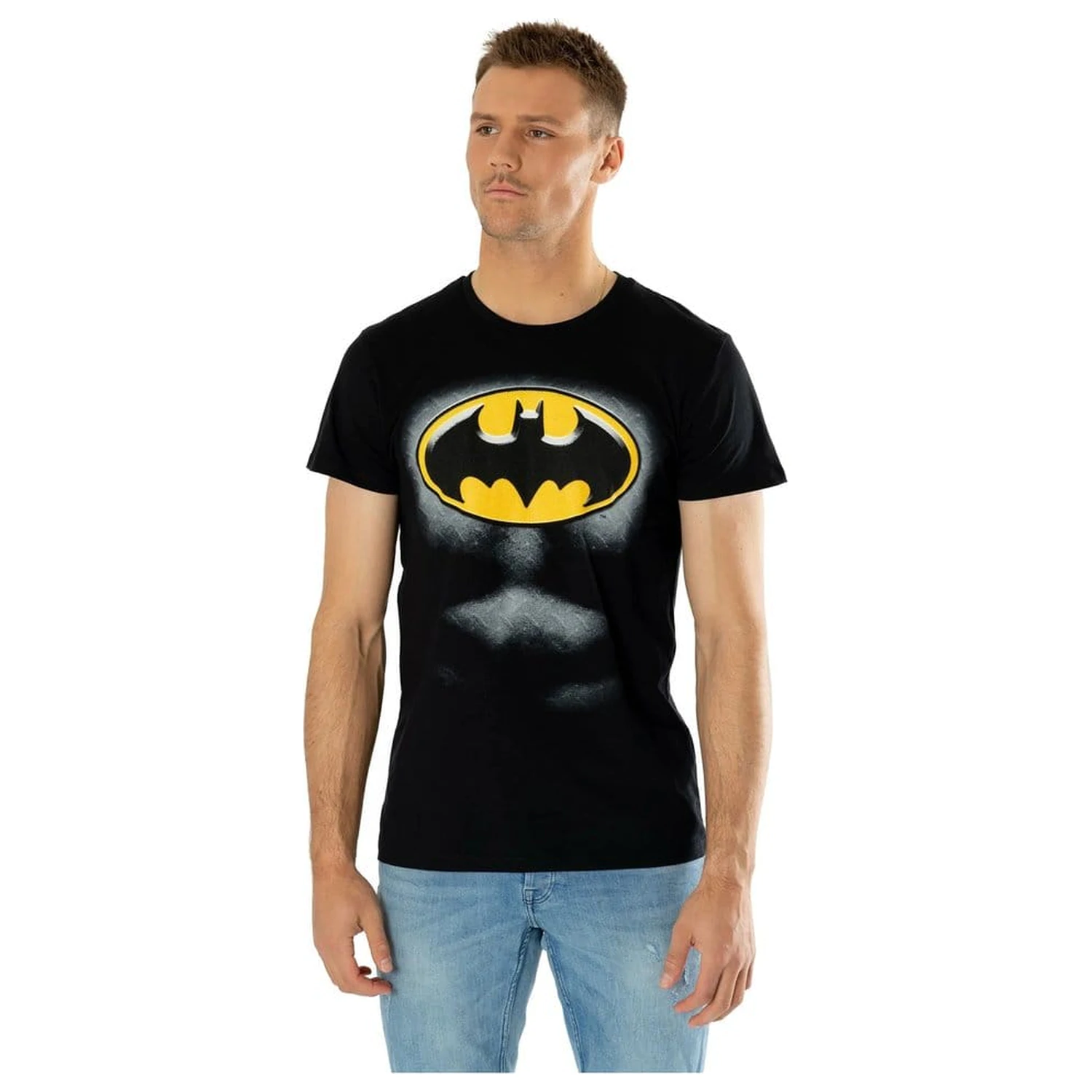 Koszulka DC Comics Batman Logo Ripped Bevel zdjęcie produktu