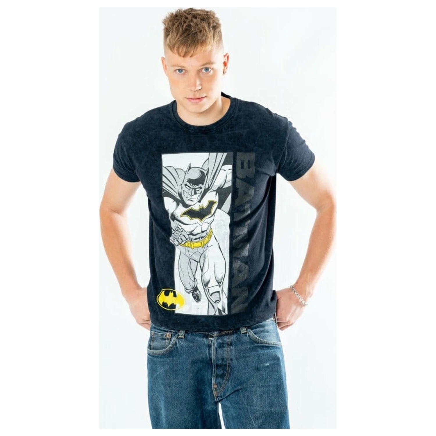 Batman koszulka Comic Acid Wash zdjęcie produktu