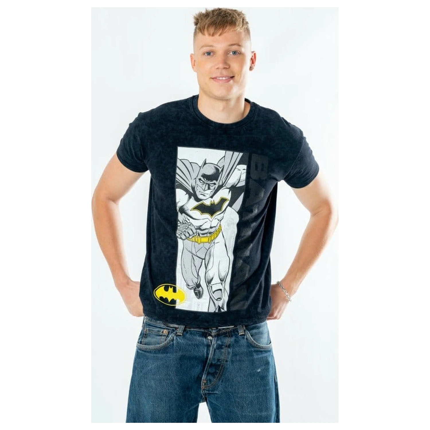 Batman koszulka Comic Acid Wash zdjęcie produktu