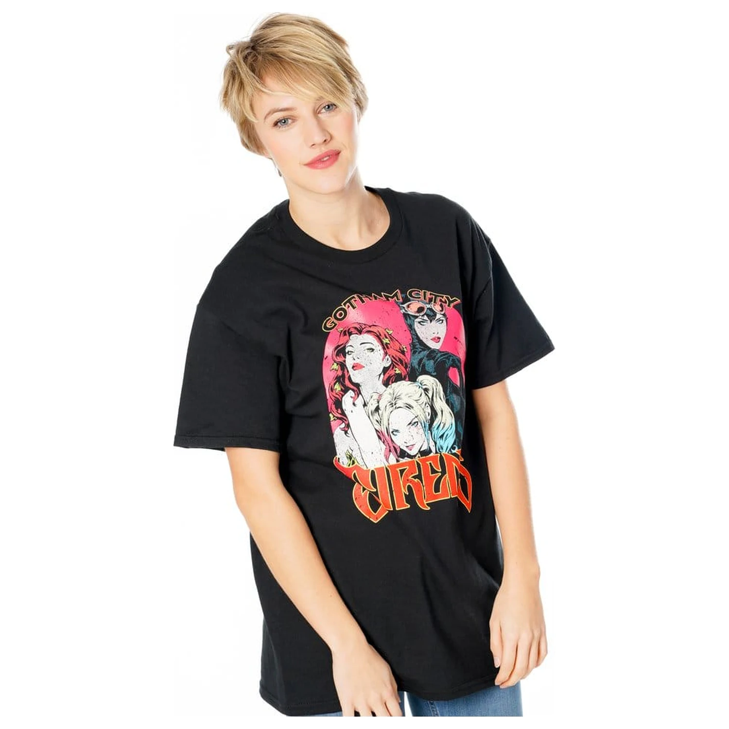 Gotham City Sirens Koszulka Vintage Poster zdjęcie produktu