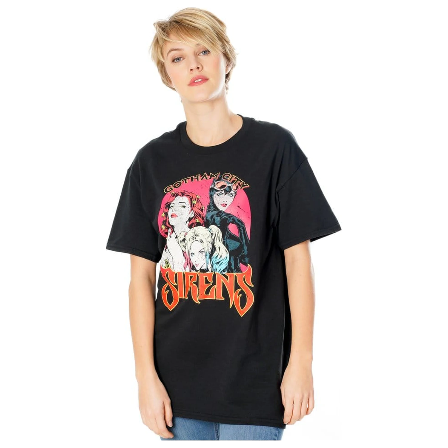 Gotham City Sirens Koszulka Vintage Poster zdjęcie produktu