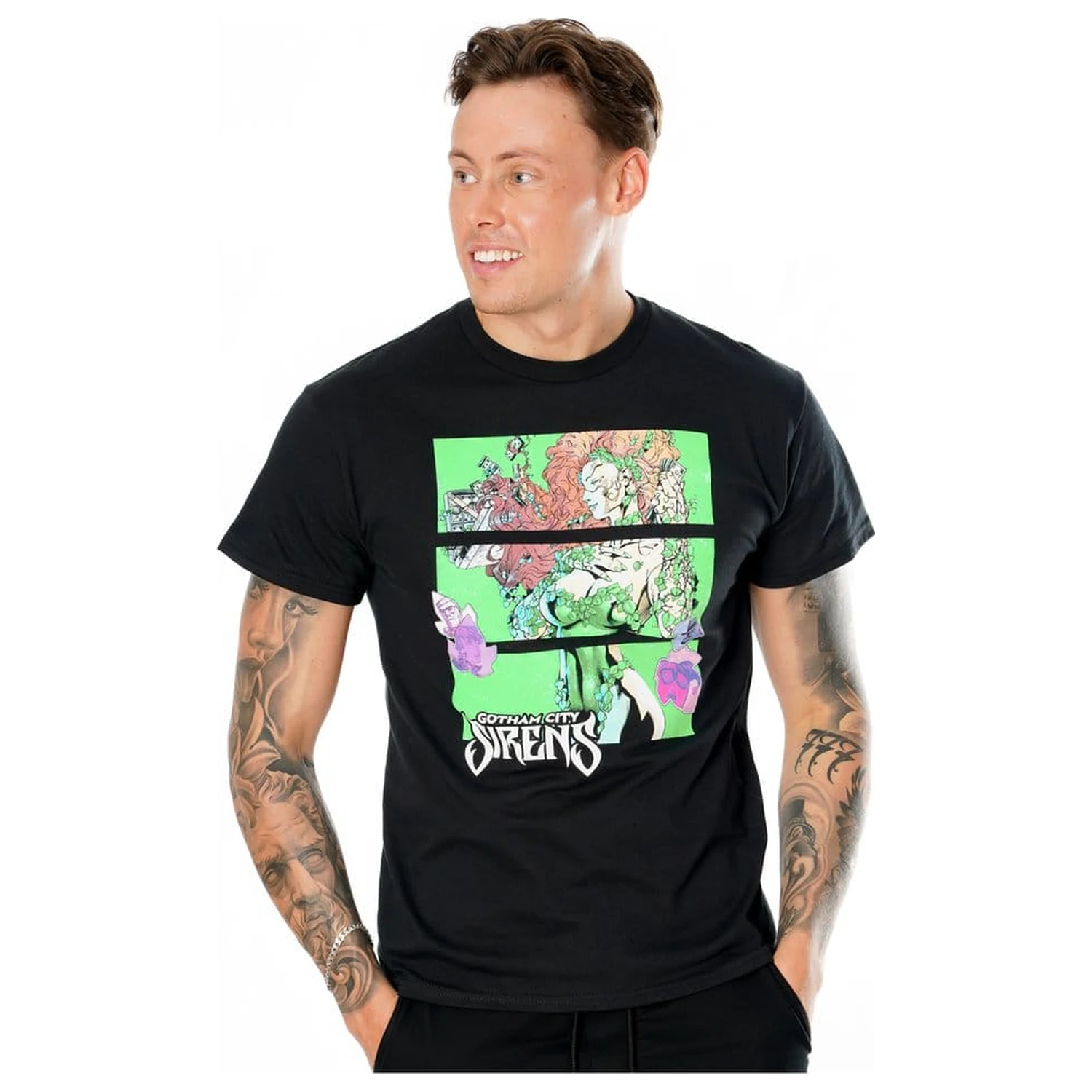 Gotham City Sirens T-Shirt Poison Ivy Sirens Cash Black  zdjęcie produktu