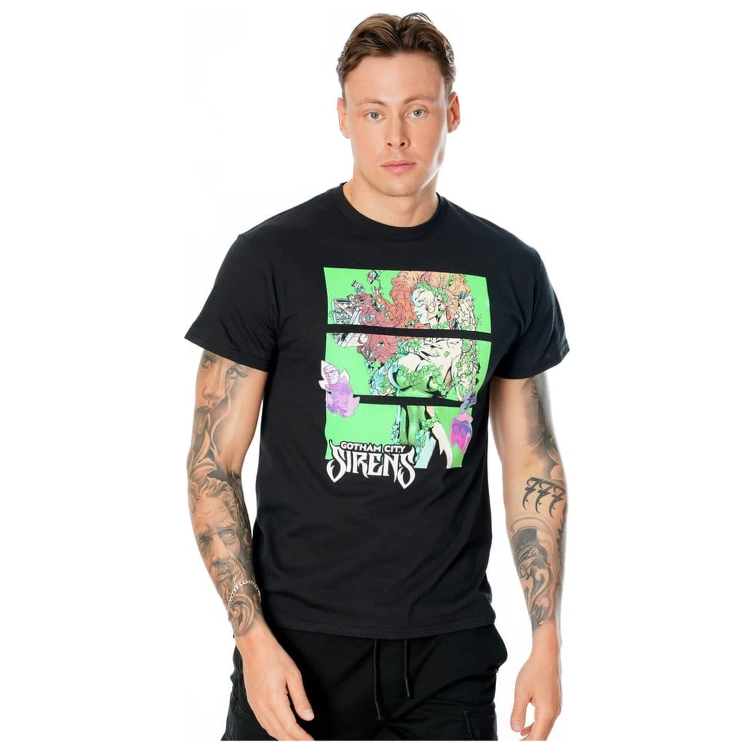 Gotham City Sirens T-Shirt Poison Ivy Sirens Cash Black  zdjęcie produktu