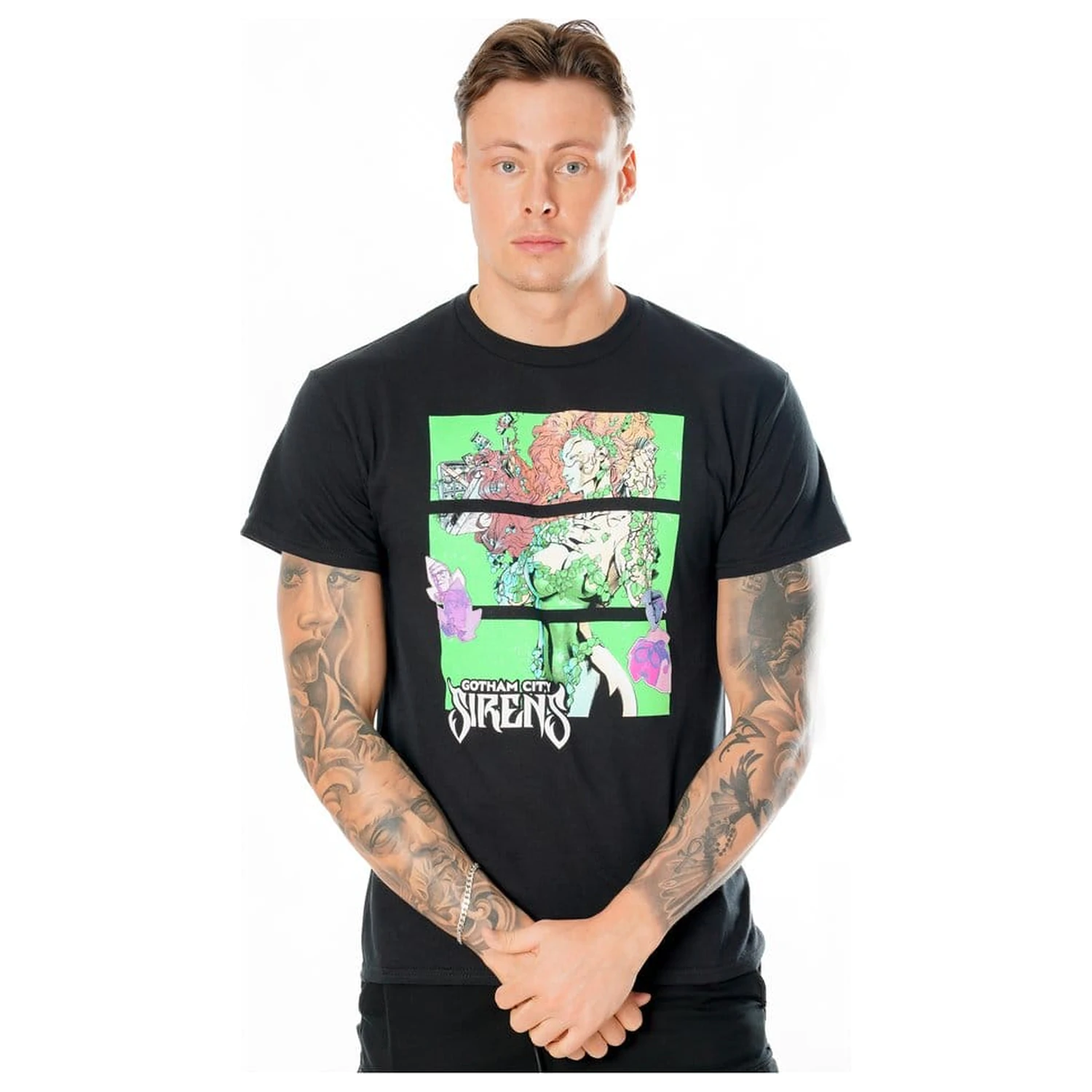 Gotham City Sirens T-Shirt Poison Ivy Sirens Cash Black  zdjęcie produktu