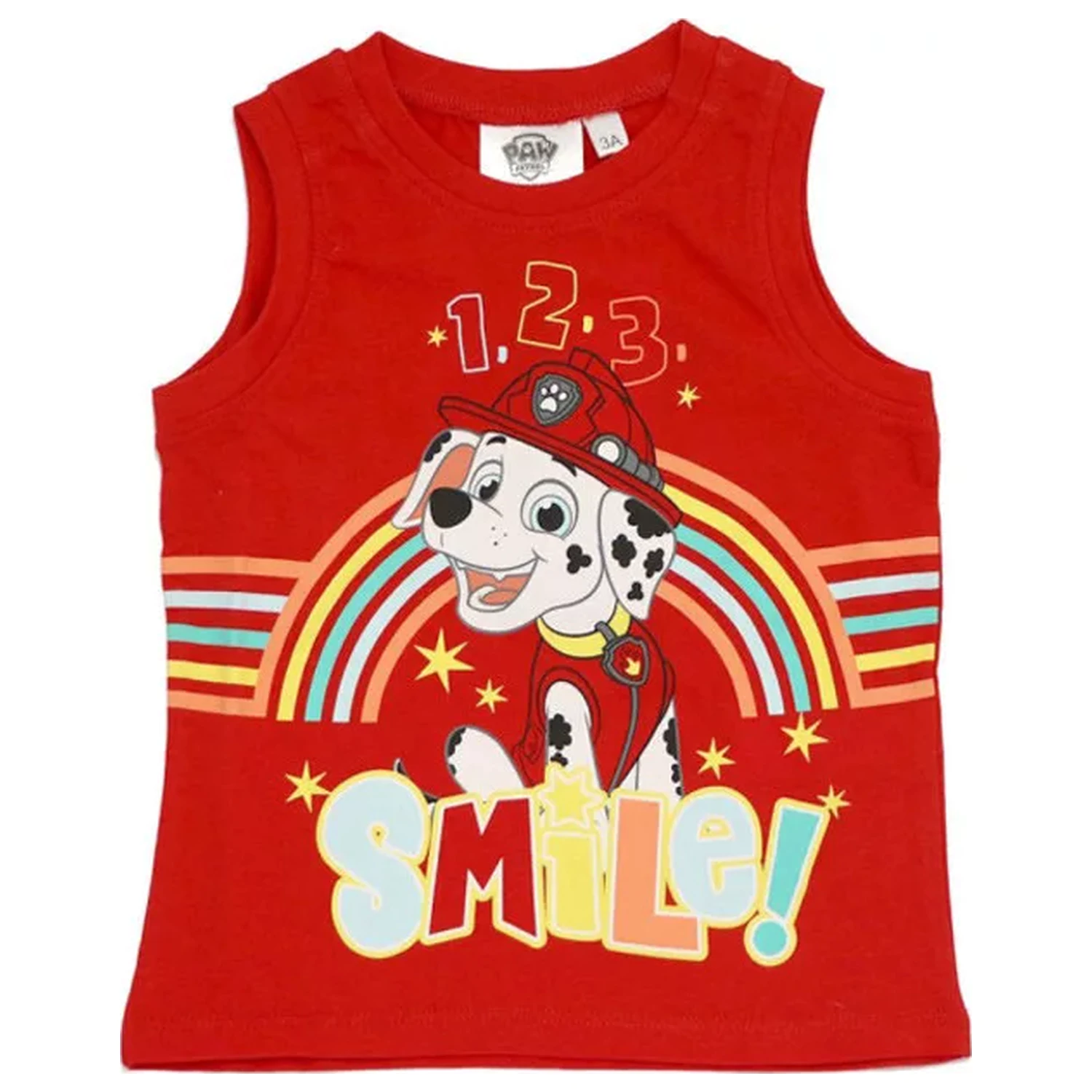 Paw Patrol Smile Red Koszulka Krótki Rękaw dla dzieci zdjęcie produktu