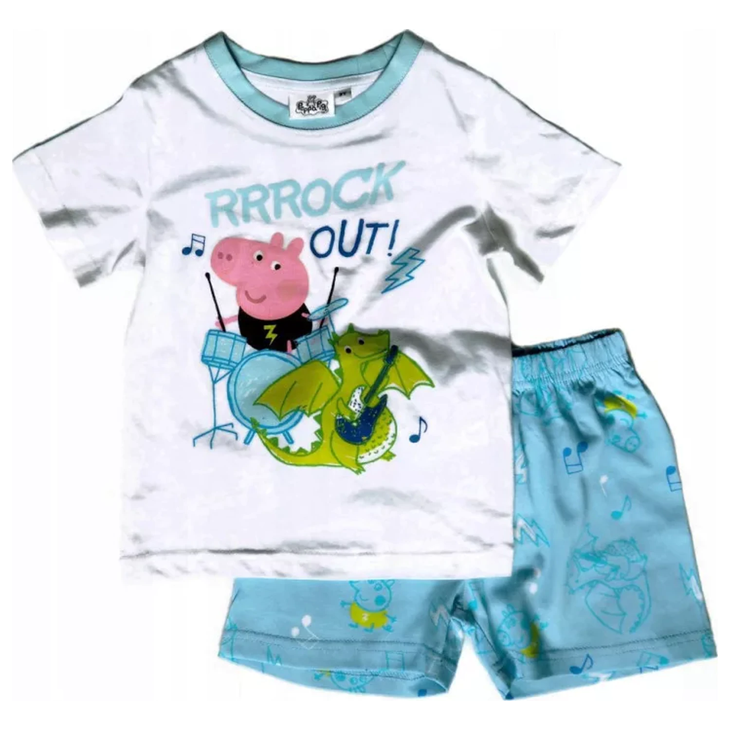 Peppa Pig Rock Out White Children's Krótka Piżama zdjęcie produktu