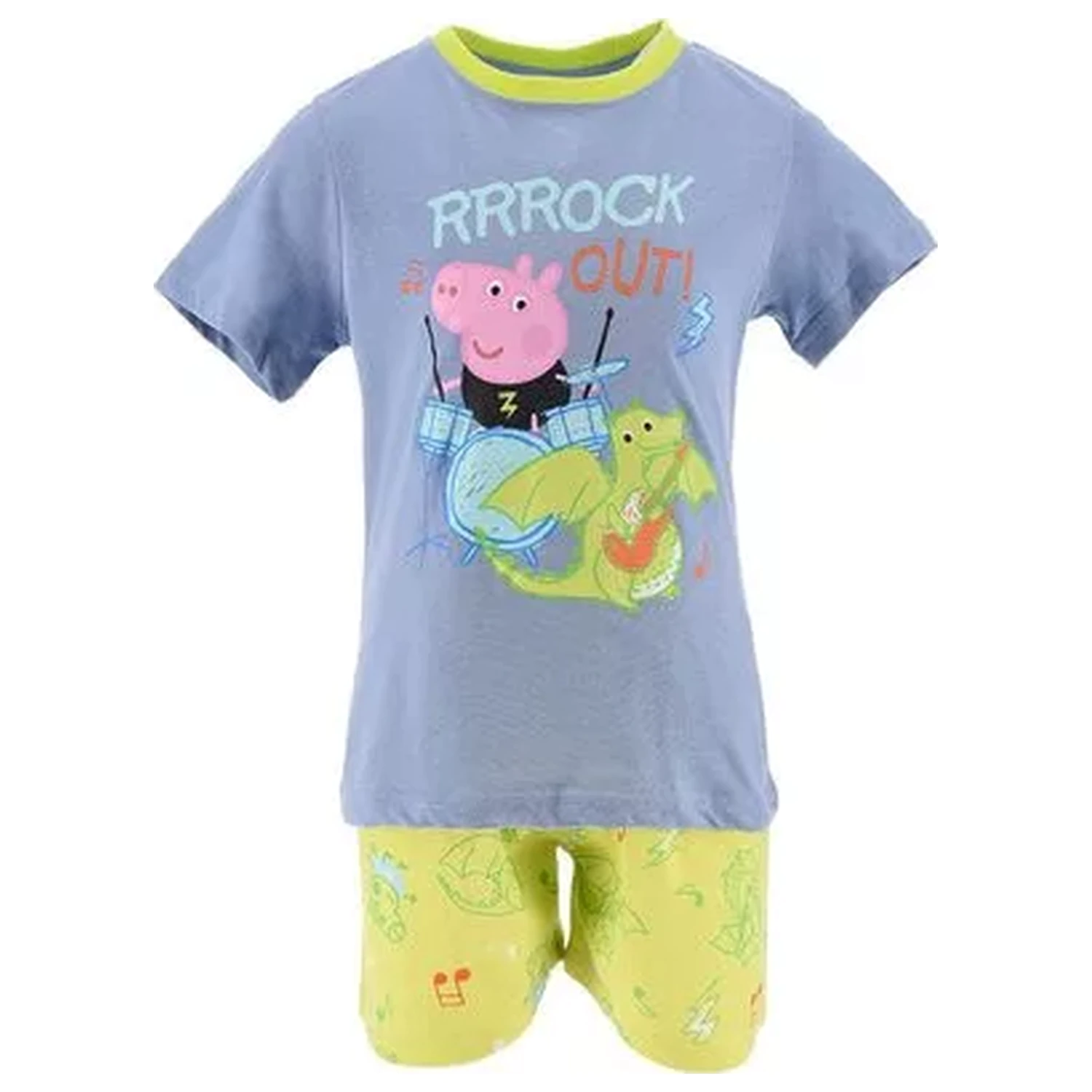 Peppa Pig Rock Out Blue Kids krótka piżama zdjęcie produktu