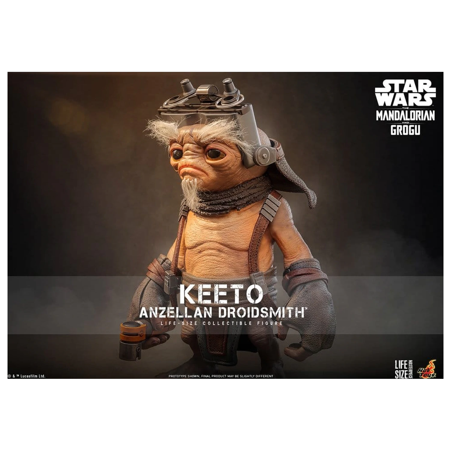 Star Wars: The Mandalorian & Grogu Life-Size Masterpiece Figurka naturalnej wielkości Keeto (Anzellan Droidsmith) 26 cm zdjęcie produktu