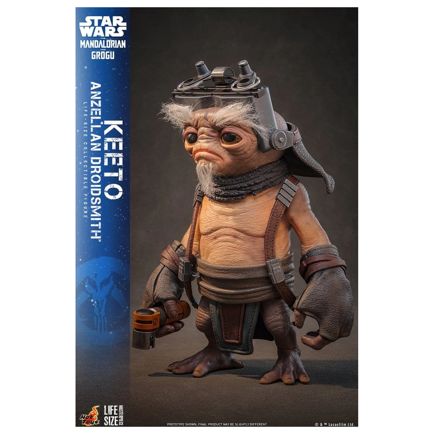 Star Wars: The Mandalorian & Grogu Life-Size Masterpiece Figurka naturalnej wielkości Keeto (Anzellan Droidsmith) 26 cm zdjęcie produktu