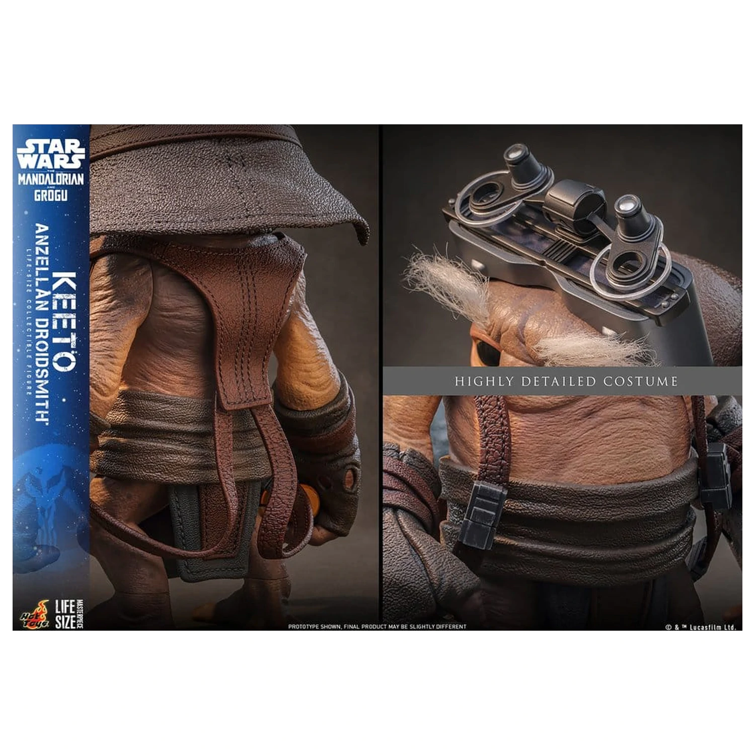 Star Wars: The Mandalorian & Grogu Life-Size Masterpiece Figurka naturalnej wielkości Keeto (Anzellan Droidsmith) 26 cm zdjęcie produktu