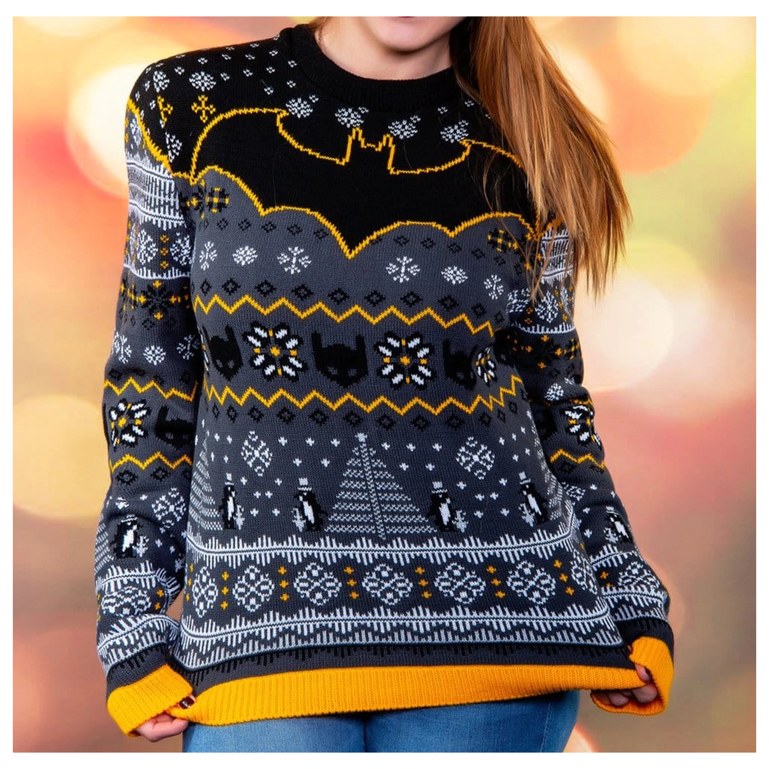 Batman Penguin sweter świąteczny zdjęcie produktu