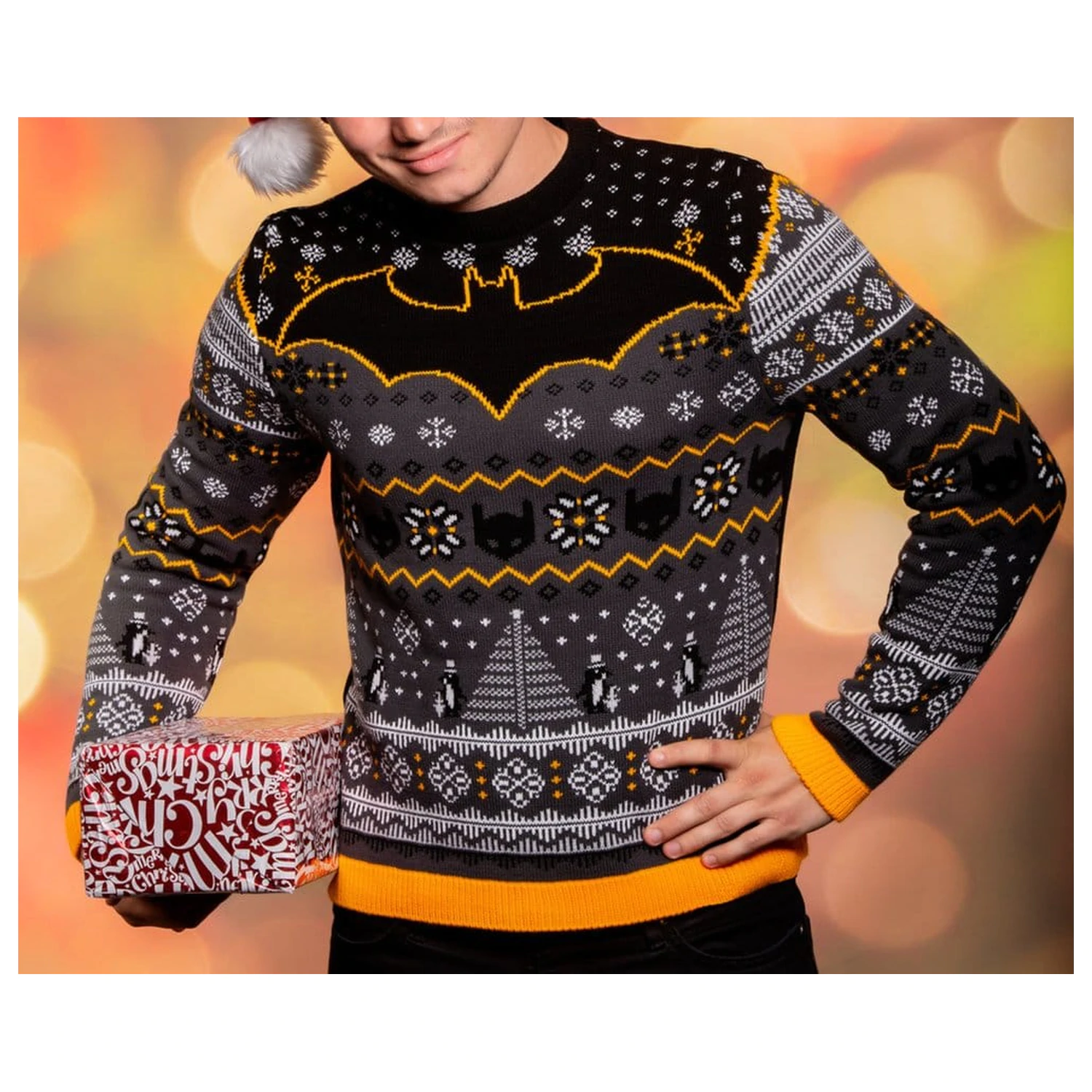 Batman Penguin sweter świąteczny zdjęcie produktu