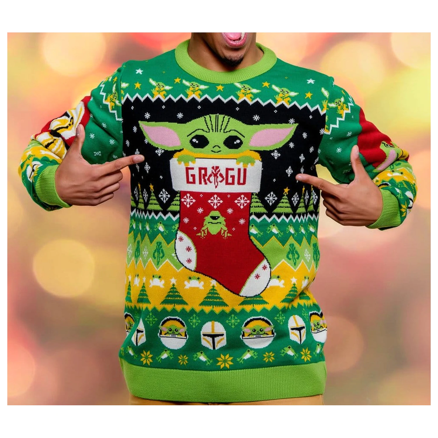 Star Wars sweter świąteczny Grogu zdjęcie produktu