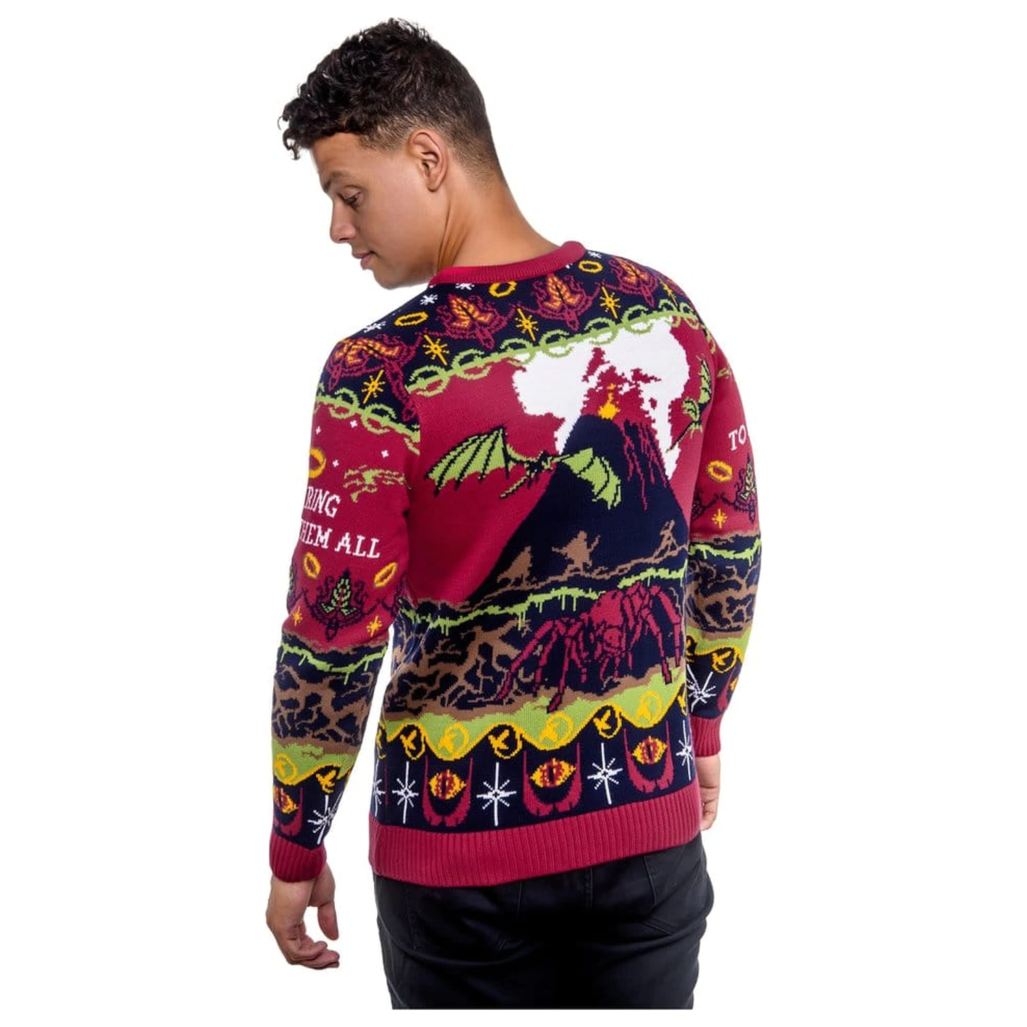 Lord Of The Rings świąteczny sweter One Sweater To Rule Them All zdjęcie produktu