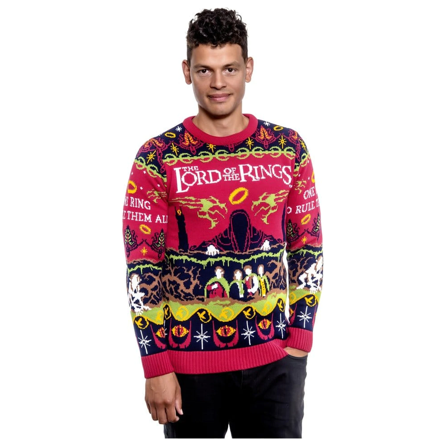 Lord Of The Rings świąteczny sweter One Sweater To Rule Them All zdjęcie produktu