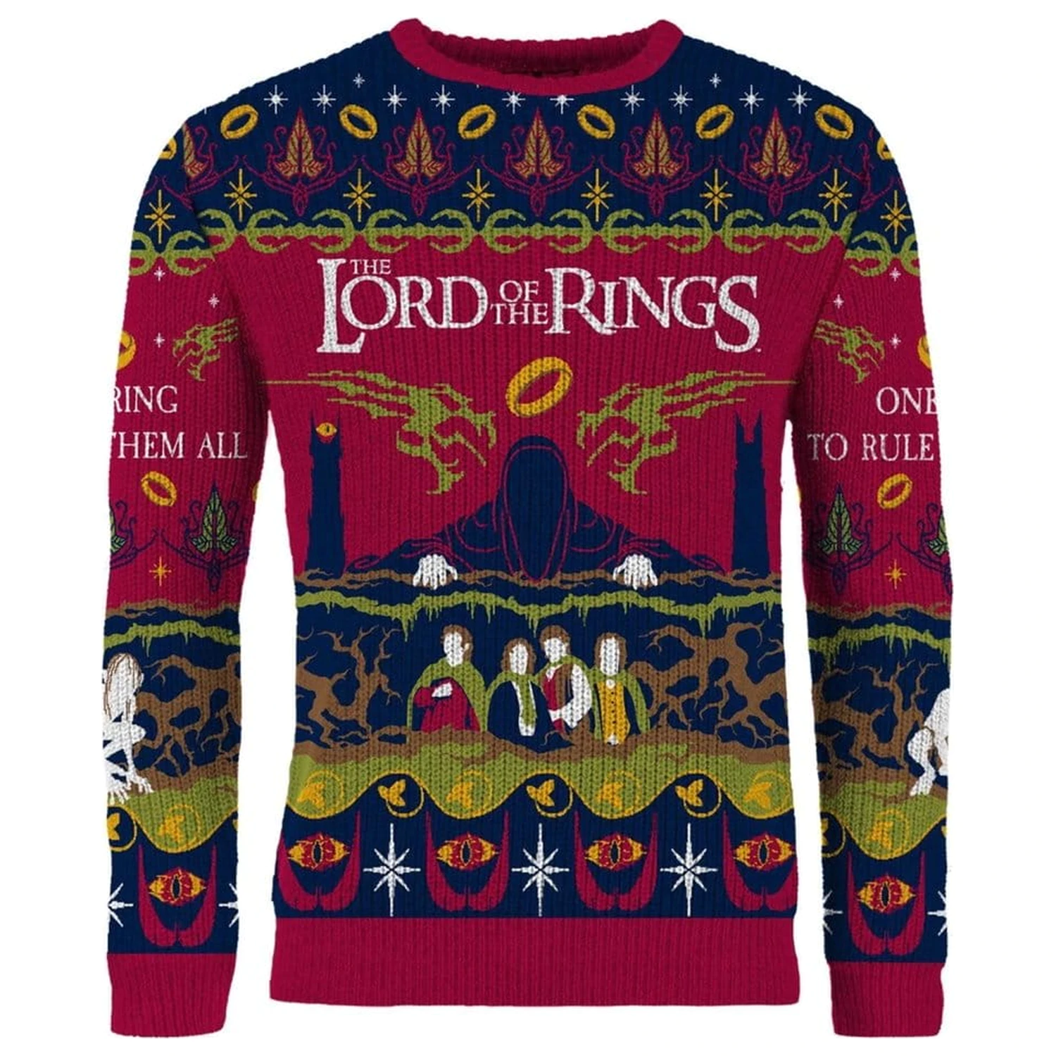 Lord Of The Rings świąteczny sweter One Sweater To Rule Them All zdjęcie produktu