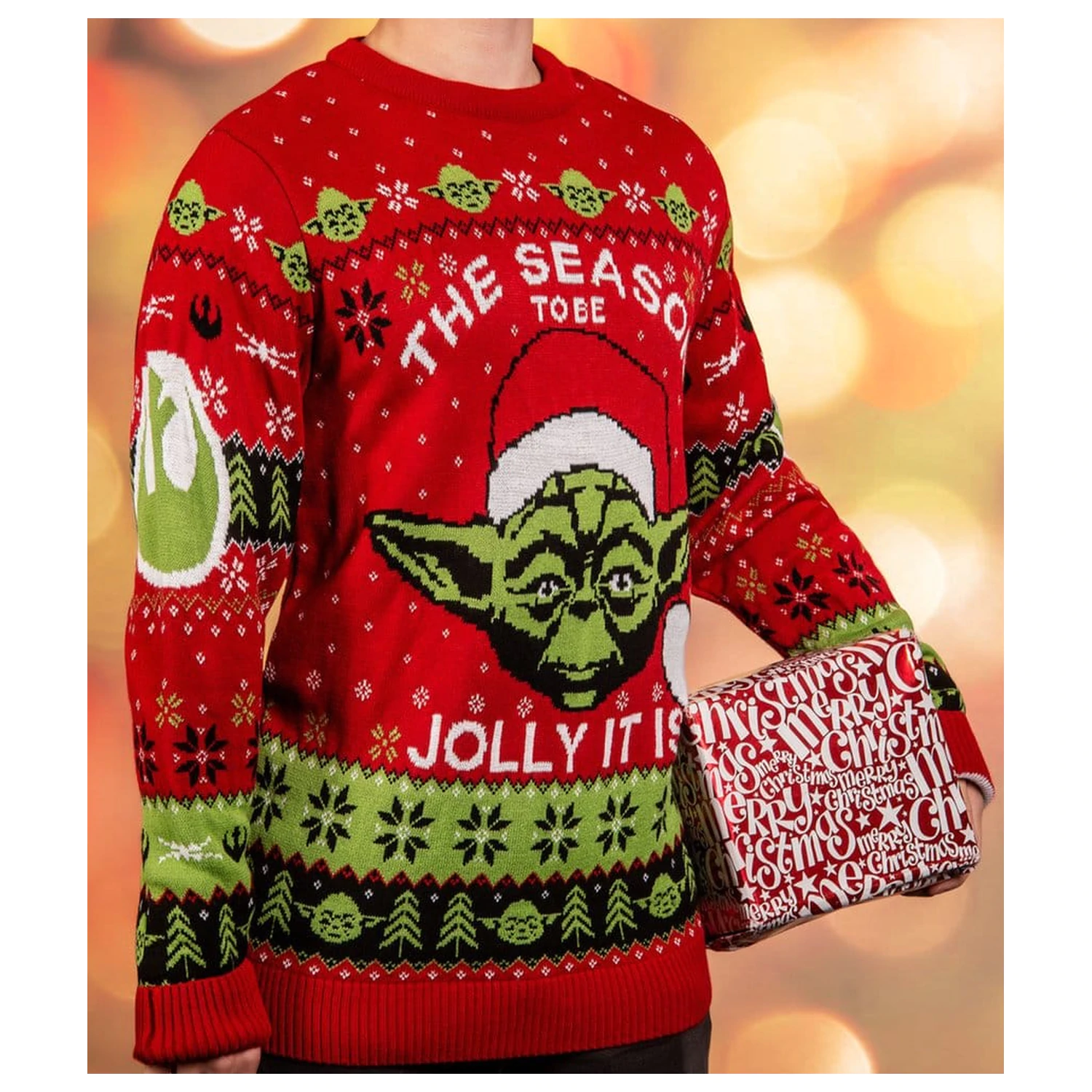 Star Wars sweter świąteczny Yoda zdjęcie produktu