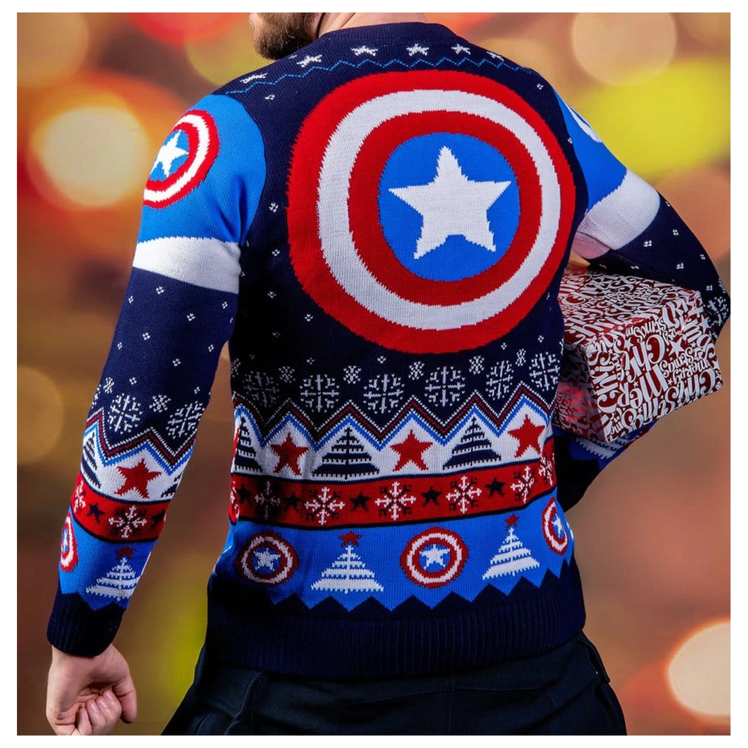Captain America sweter świąteczny zdjęcie produktu