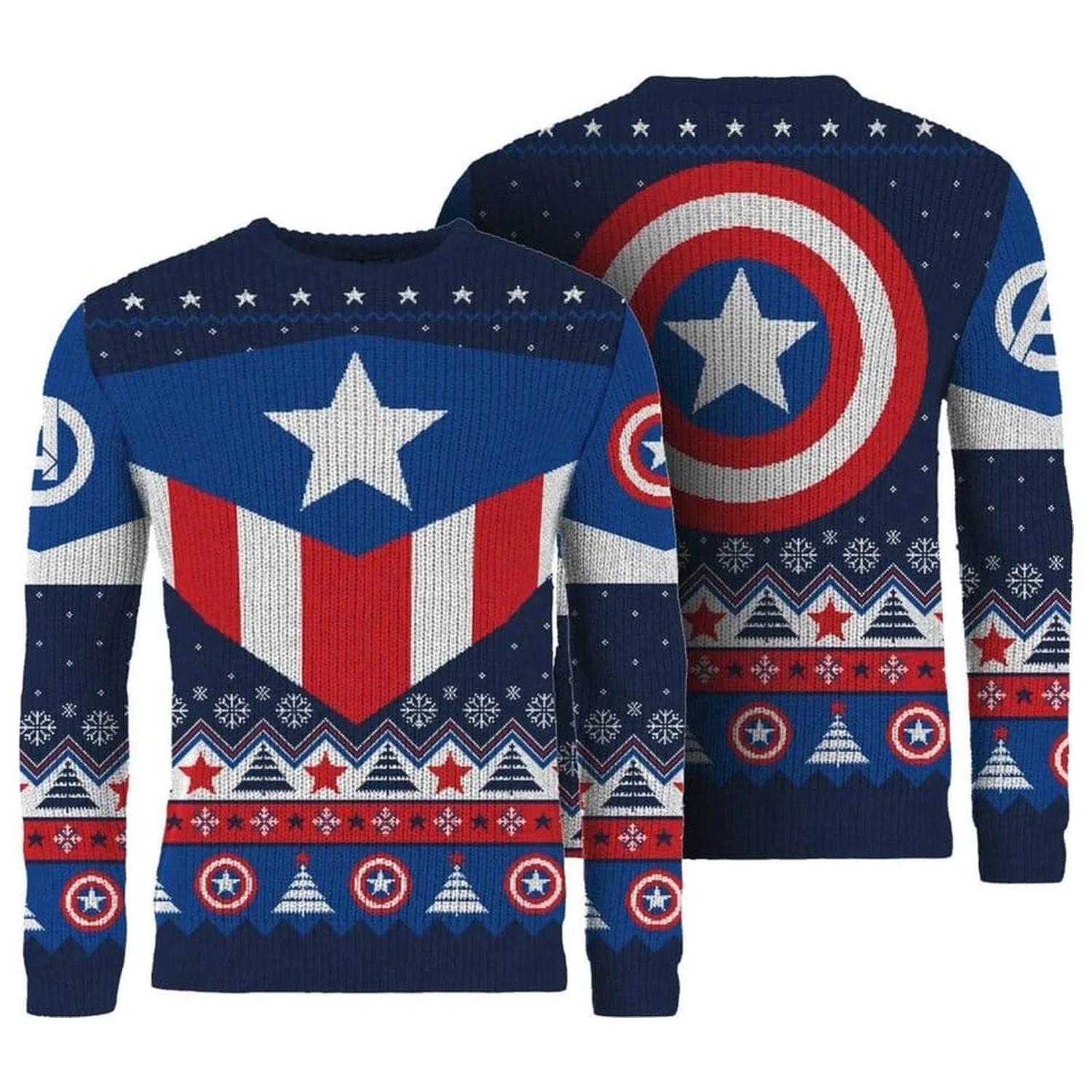 Captain America sweter świąteczny zdjęcie produktu